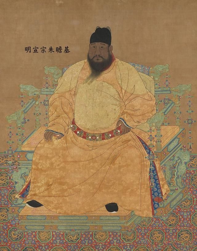 明宣宗朱瞻基是明仁宗皇长子,永乐九年(1411年)立为皇太孙,数度随成祖