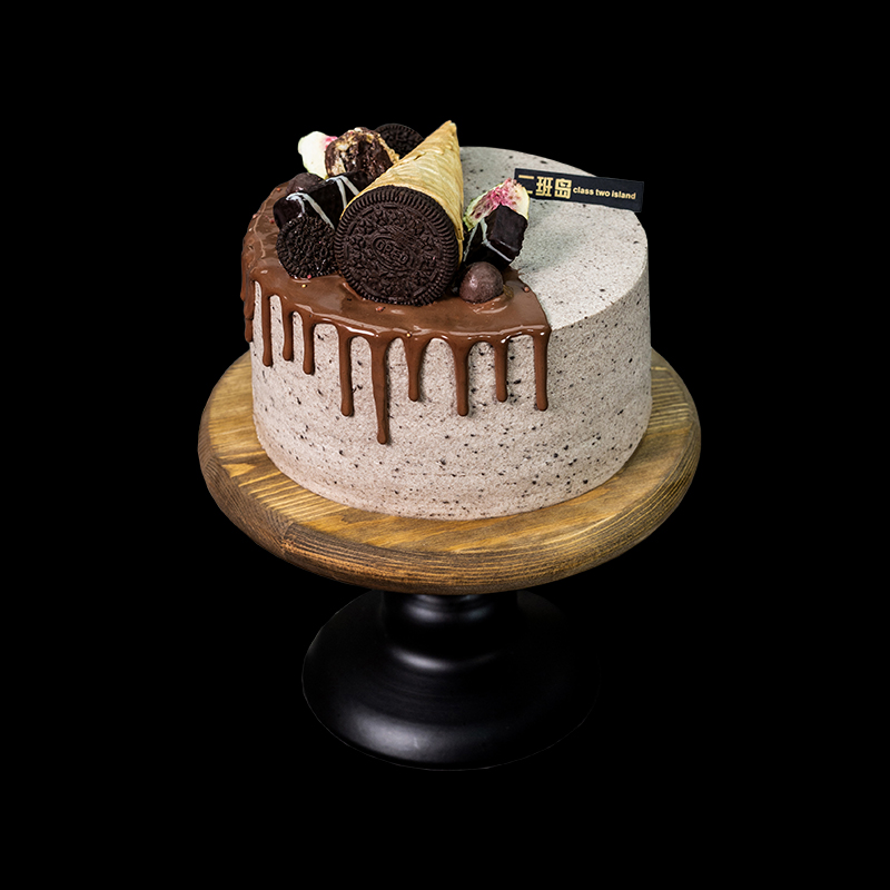 新款网红创意奥利奥海盐咸淡奶油巧克力4寸甜品生日蛋糕同城配送